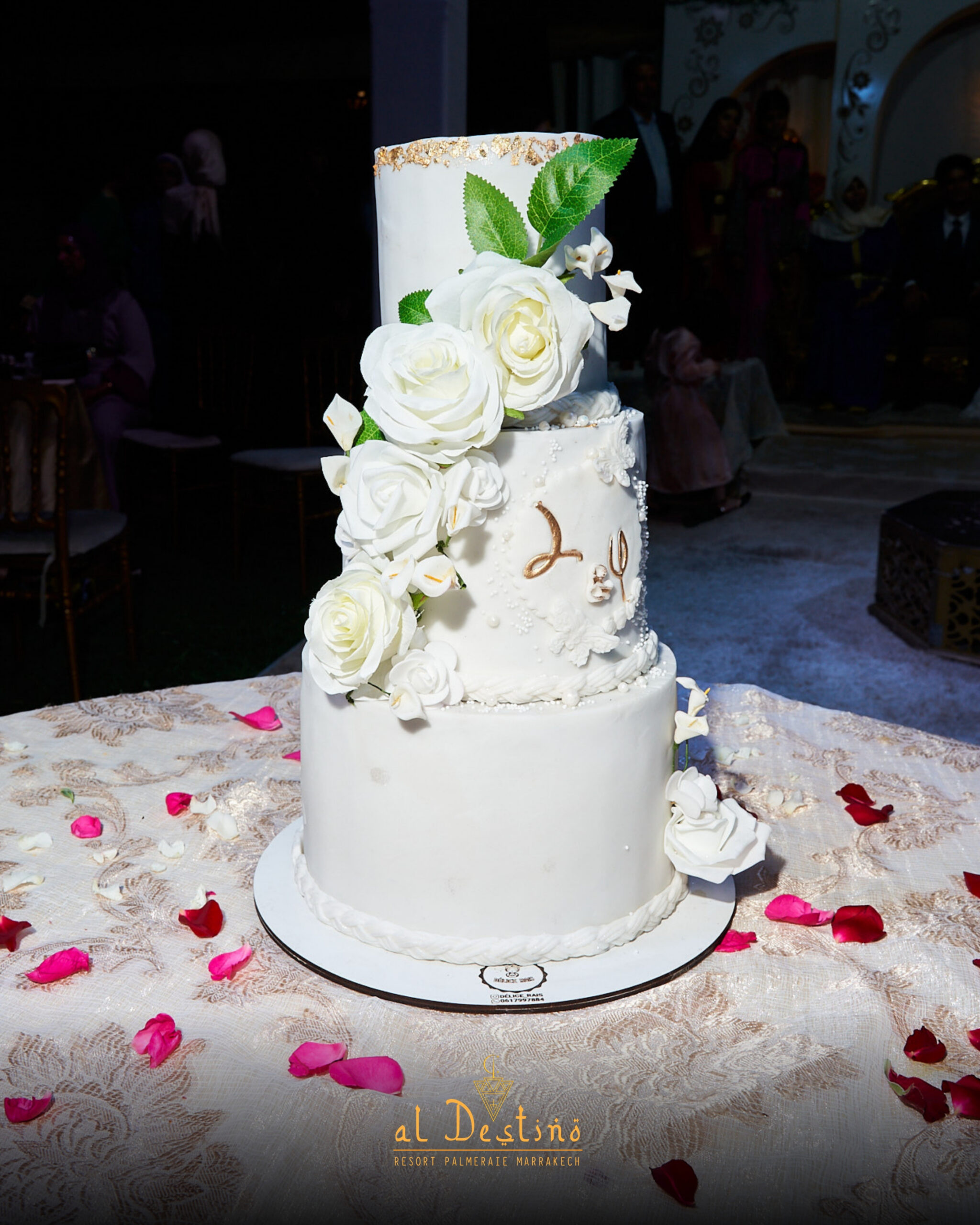 Birthday cake table detail